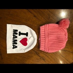 Bundle of girls knit hats. GUC!